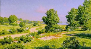 Paintings by Swedish artist Johan Crouthen (1858-1932)