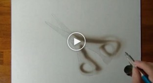 Невероятно реалистичный 3D-рисунок