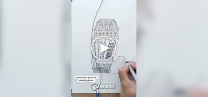 Vertical two-point perspective