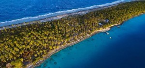 Полінезійський рай з висоти повітряного змія