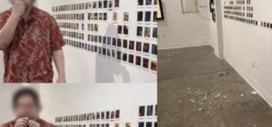 На Аляске студент съел фотографии на выставке, потому что их создали с помощью ИИ (2 фото + 1 видео)