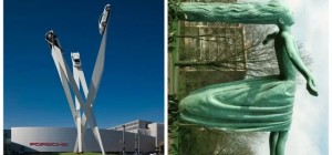 Искусство против гравитации: 15 скульптур, которые игнорируют законы физики (16 фото)